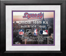 MLB Baseball Photo Picture Frame Kit - Colorado Rockies (White Matting, Purple Trim)
