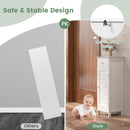 Woodern Bathroom Floor Storage Cabinet with Drawer and Shutter Door