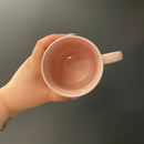 Wild & Free Stoneware Mug in Pale Peach | Coffee Tea Cup | 18oz