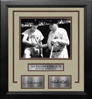 Ted Williams and Babe Ruth 8" x 10" Framed Baseball Legends Photo with Engraved Autographs