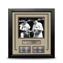 Ted Williams and Babe Ruth 8" x 10" Framed Baseball Legends Photo with Engraved Autographs