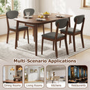 Dining Chairs Set of 4 with Padded Seats and Backrest