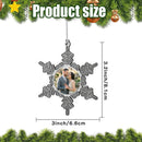 Personalized Christmas Star Photo Ornament - Upload Your Photo
