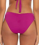 Becca Color Code Hipster Bikini Bottoms - Berry, Size Large