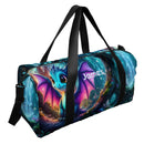 Personalized Enchanted Forest Dragon Duffel Bag with Custom Name – Baby Travel, Gym & Weekend Bag