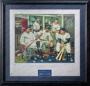 New York Yankees Dream Scene Framed and Matted Lithograph Artwork Print by Artist Jamie Cooper