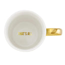 You're My Chosen Family Gold Handle Mug | Stoneware Coffee Tea Cup | 16oz