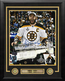 Zdeno Chara 2011 Stanley Cup Boston Bruins Autographed 11" x 14" Framed Hockey Photo