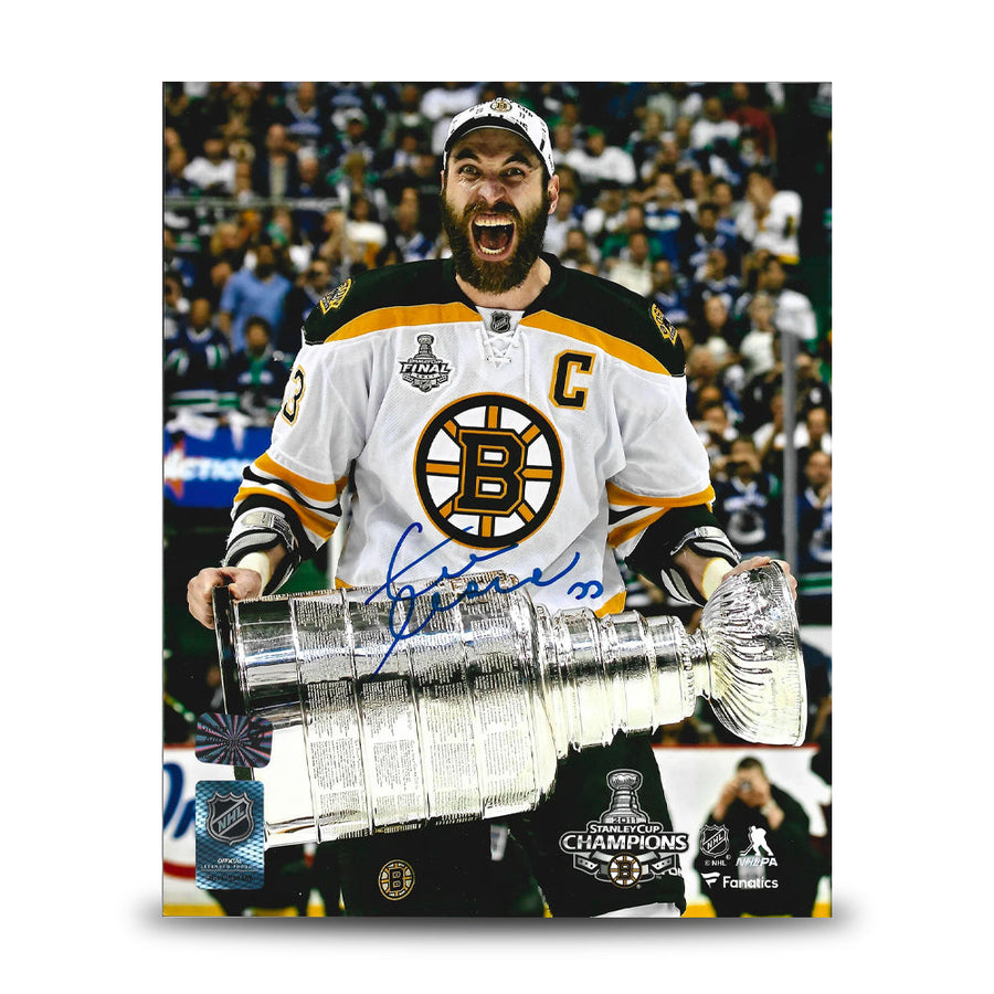 Zdeno Chara 2011 Stanley Cup Boston Bruins Autographed 8