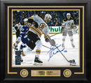 Zdeno Chara in Action Boston Bruins Autographed 16" x 20" Framed Hockey Photo