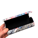 Zebra Eyeglass Case with Magnetic Closure