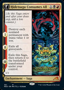 Hidetsugu Consumes All // Vessel of the All-Consuming (NEO-361) - Kamigawa: Neon Dynasty: (Showcase, fandfc)