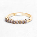 0.50 Carat Genuine Champagne Diamond 14K Yellow Gold Ring (I1-I2)