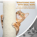 68-Inch Multi-Level Cat Tree Tower with Hammocks & Scratching Posts