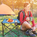 Portable Folding Camping Table with Cup Holders & Carry Bag