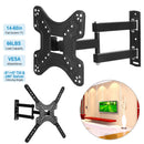 Fixed TV Wall Mount Bracket for 14-60in LED/LCD/PLASMA Flat TV VESA 400x400mm -8¡~+5¡ Tilt ±90¡ Swivel