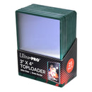 Ultra PRO: Toploader - 3" x 4" (25ct - Green Border)