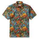 1960s Hawaiian Shirt For Men Colorful Button-down Shirt Short Sleeve 100% Cotton Shirt Beauty Of The Desert By Cigar