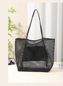 Portable Portable Beach Bag Travel Bag Sandwich Grid