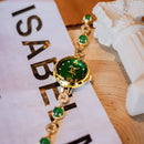 Women's Copper Coin Chalcedony Watch