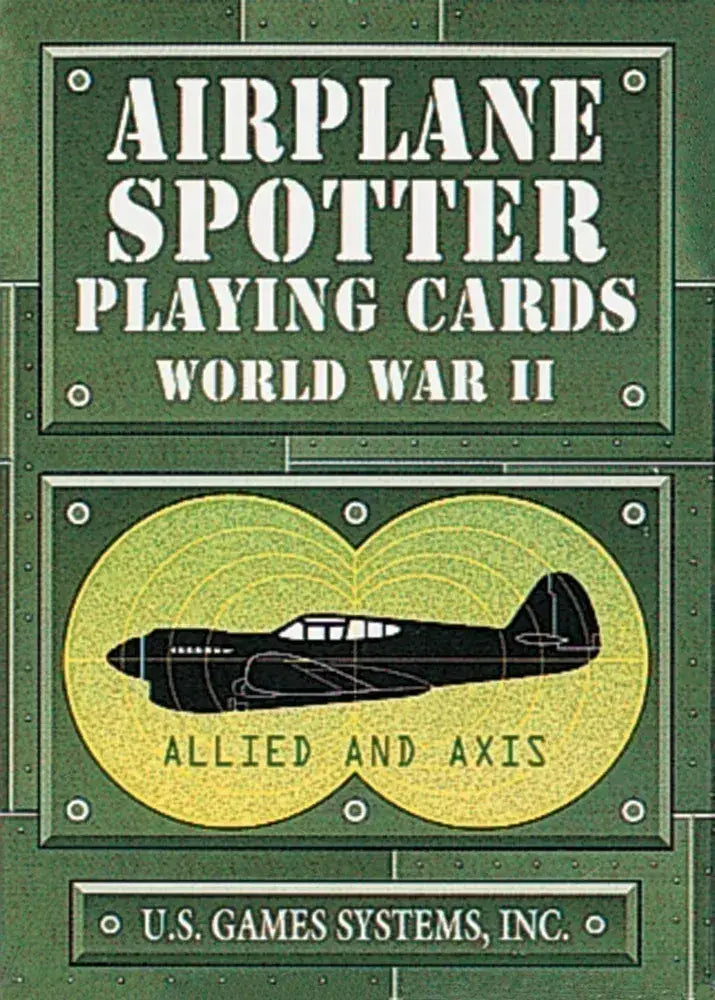 World War II Airplane Spotter Playing Cards Deck