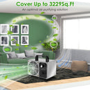 110W 50000mg/h Ozone Generator Odor Eliminator Ionizer Air Purifier with 60Mins Timer Cover up to 3229Sq.Ft for Rooms Smoke Cars Pets