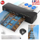 13Inch Laminator Machine Hot And Cold Mode A4 Personal Thermal Laminator With ABS Function 60S Warm-Up Time 30Mins Auto-Off for Home Office School Bus