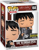 Funko POP! Rocks: Elvis Presley - Elvis ‘68 Comeback Special #188 Diamond Collection Entertainment Earth Exclusive
