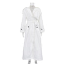 Simple And Stylish Long Trench Coat For Women