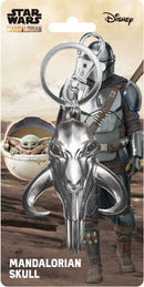 Mandalorian Mythosaur Skull (Star Wars) Large Pewter Keychain