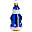 Snow Maiden Snigurochka Glass Christmas Ornament