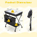 Portable Adjustable Height Newborn Nursery Organizer with