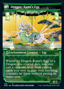 The Dragon-Kami Reborn // Dragon-Kami's Egg (NEO-358) - Kamigawa: Neon Dynasty: (Showcase, fandfc)