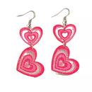 Heart Dangle Earrings