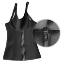 Zippered Waist Trainer Corset Waist Tummy Control Body Shaper Cincher Back Support with Adjustable Straps for Women