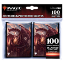 Ultra PRO: Standard 100ct Sleeves - Strixhaven (Velomachus Lorehold)