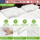 Bamboo Memory Foam Sleep Pillow Contoured Cervical Orthopedic Pillow Neck Support Breath Pillow