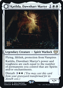 Katilda, Dawnhart Martyr // Katilda's Rising Dawn (PRE-021) - Innistrad: Crimson Vow Promos: (Double Faced Transform) Foil
