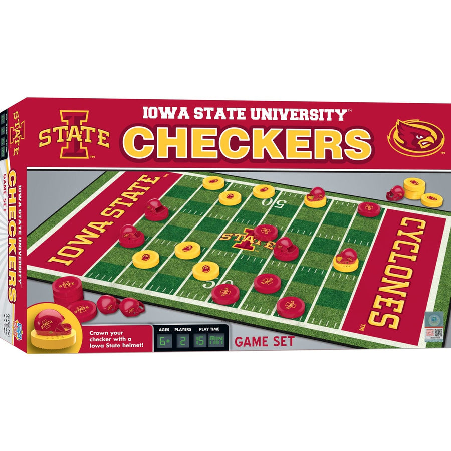 Iowa State Cyclones Checkers Board Game
