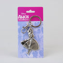 Disney Alice in Wonderland Large Pewter Keychain