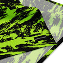 Black Lime Bolt Glitch Rave Bandana