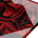 Red and Black Slime Oil Spill Rave Bandana