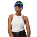 Purple Alien Vapor Glitch Rave Bandana