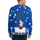 I Made Santa's Shitlist Novelty Unisex Ugly Christmas Sweatshirt