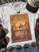 American Cowboy Rodeo Show Graphic Tee