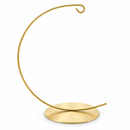 Solid Round Base Gold Metal Ornament Display Stand 7.8 Inches