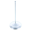 Upright Silver Metal Christmas Tree Topper Finial Stand Display Stand 7.2 Inches