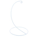 Open Frame White Painted Metal Ornament Display Stand 9.2 Inches (Poland)