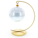 Solid Round Base Gold Metal Ornament Display Stand 7.8 Inches