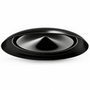 Crescent Moon Black Painted Metal Ornament Display Stand 8.8 Inches